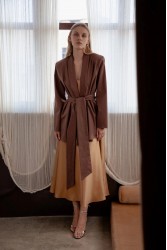 NIDODILEDA Rhia Blazer Brown Καφέ Μπλέιζερ