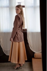 NIDODILEDA Rhia Blazer Brown Καφέ Μπλέιζερ