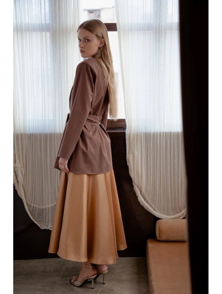 NIDODILEDA Rhia Blazer Brown Καφέ Μπλέιζερ