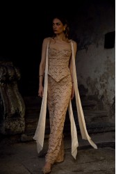 NIDODILEDA River Corset Top Rose Gold