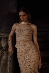 NIDODILEDA River Corset Top Rose Gold