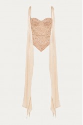 NIDODILEDA River Corset Top Rose Gold
