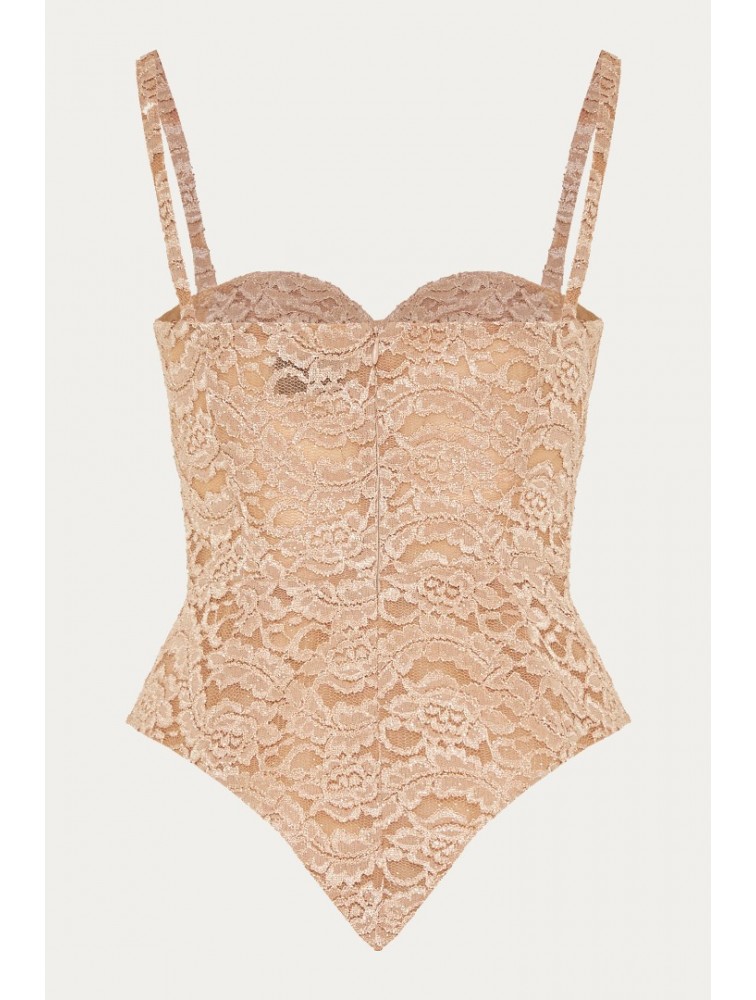NIDODILEDA River Corset Top Rose Gold