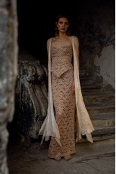 NIDODILEDA River Corset Top Rose Gold