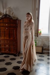 NIDODILEDA River Corset Top Rose Gold