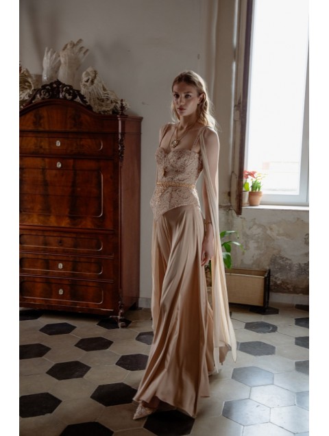 NIDODILEDA River Corset Top Rose Gold 