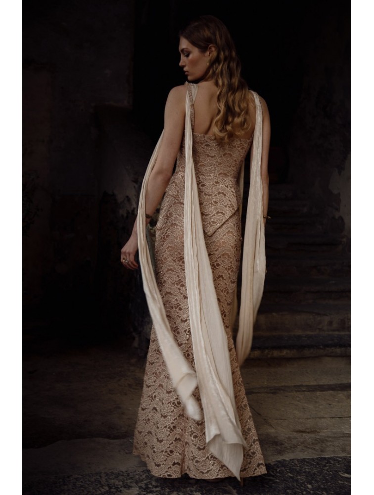NIDODILEDA Rivera Skirt Rose Gold Ροζ Χρυσή Φούστα