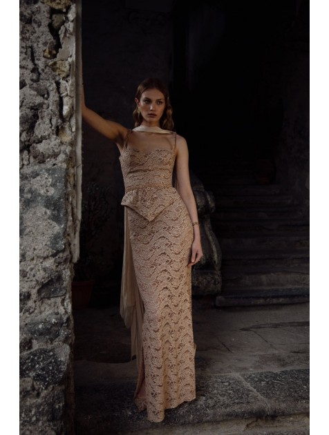 NIDODILEDA Rivera Skirt Rose Gold Ροζ Χρυσή Φούστα