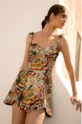 NIDODILEDA Sabellia Dress Sequined Mini Multi Παγετένιο Φόρεμα