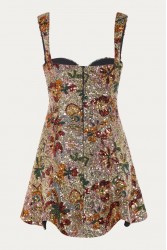 NIDODILEDA Sabellia Dress Sequined Mini Multi Παγετένιο Φόρεμα