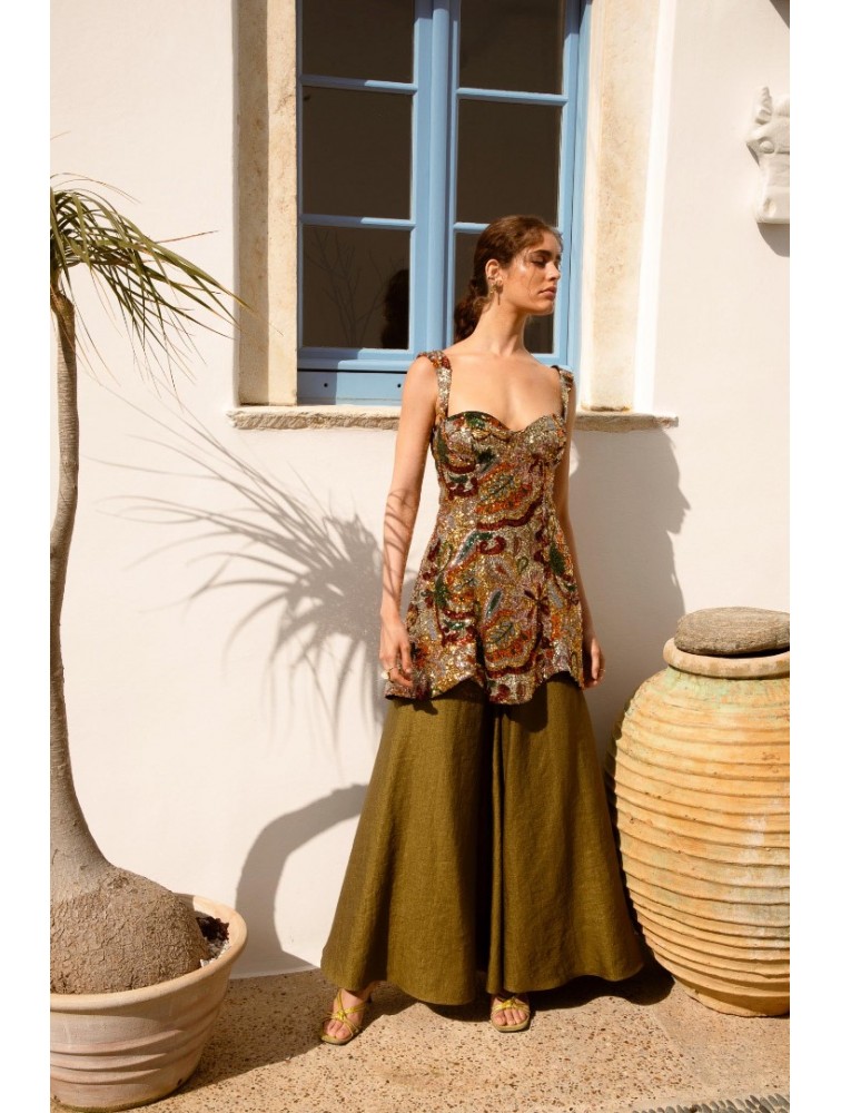 NIDODILEDA Sabellia Dress Sequined Mini Multi Παγετένιο Φόρεμα