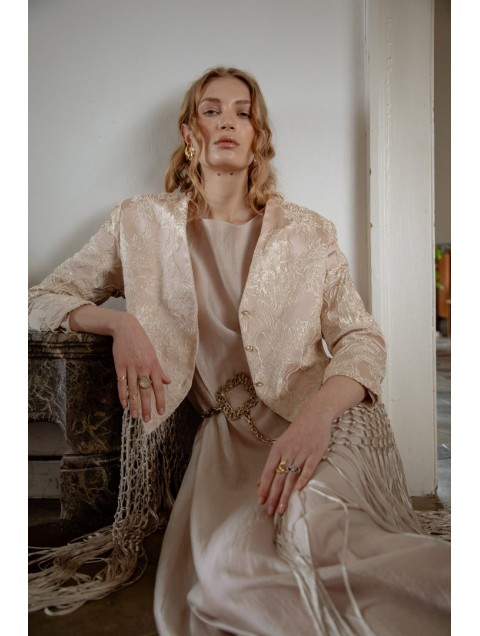 NIDODILEDA Sculpture Jacket Nude