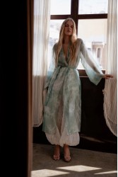 NIDODILEDA Selva Kimono Sleek Printed Πράσινο Κιμονό