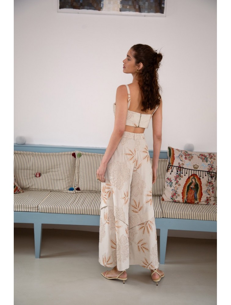 NIDODILEDA Sequence Bustier Embroidered Overlay