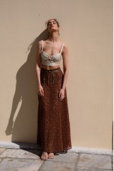 NIDODILEDA Sequence Bustier Embroidered Overlay