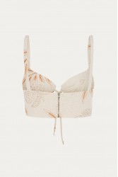 NIDODILEDA Sequence Bustier Embroidered Overlay