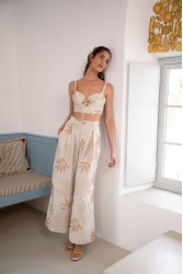 NIDODILEDA Sequence Bustier Embroidered Overlay