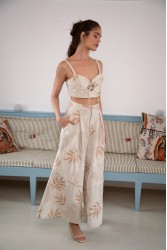 NIDODILEDA Sequence Bustier Embroidered Overlay
