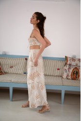 NIDODILEDA Sequence Bustier Embroidered Overlay
