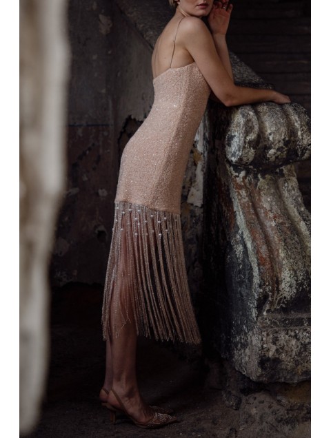 NIDODILEDA Sincere Dress Powder Pink
