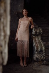 NIDODILEDA Sincere Dress Powder Pink Φόρεμα Στο Χρώμα Της Πούδρας
