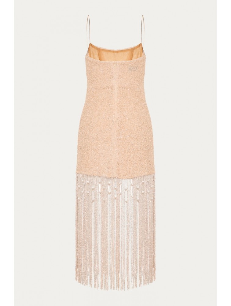 NIDODILEDA Sincere Dress Powder Pink Φόρεμα Στο Χρώμα Της Πούδρας