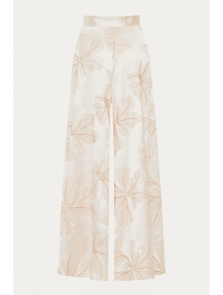NIDODILEDA Sleek Pants Off White