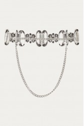NIDODILEDA Solange Belt Antique Silver Αντικέ Ασημί Ζώνη