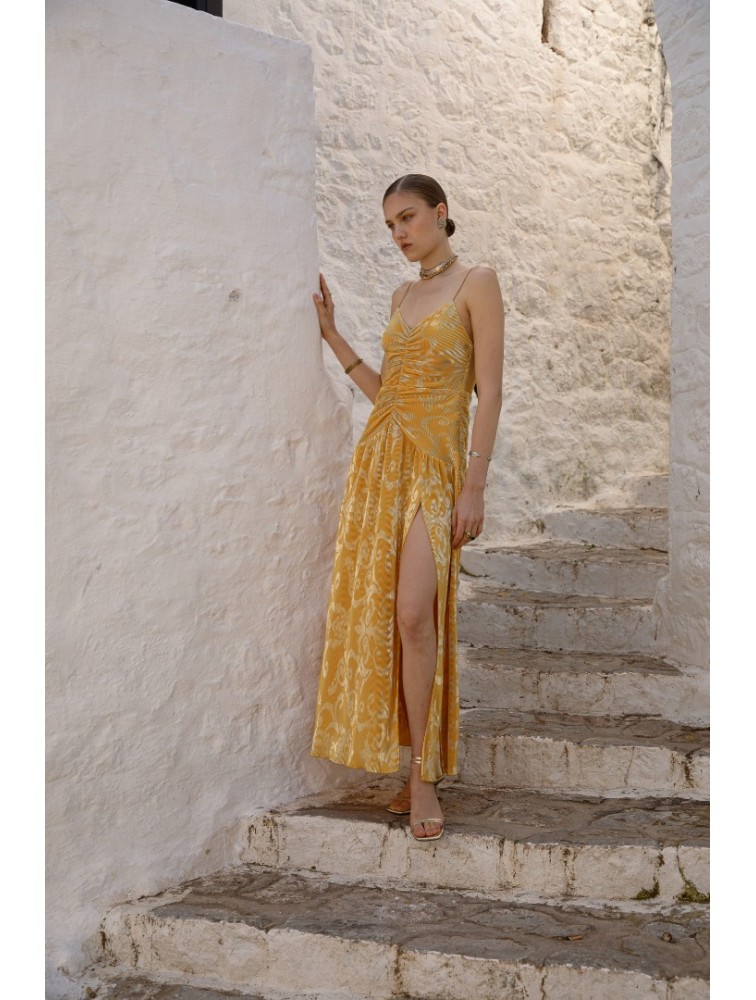 NIDODILEDA Soleil Dress Gold Yellow