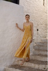 NIDODILEDA Soleil Dress Gold Yellow