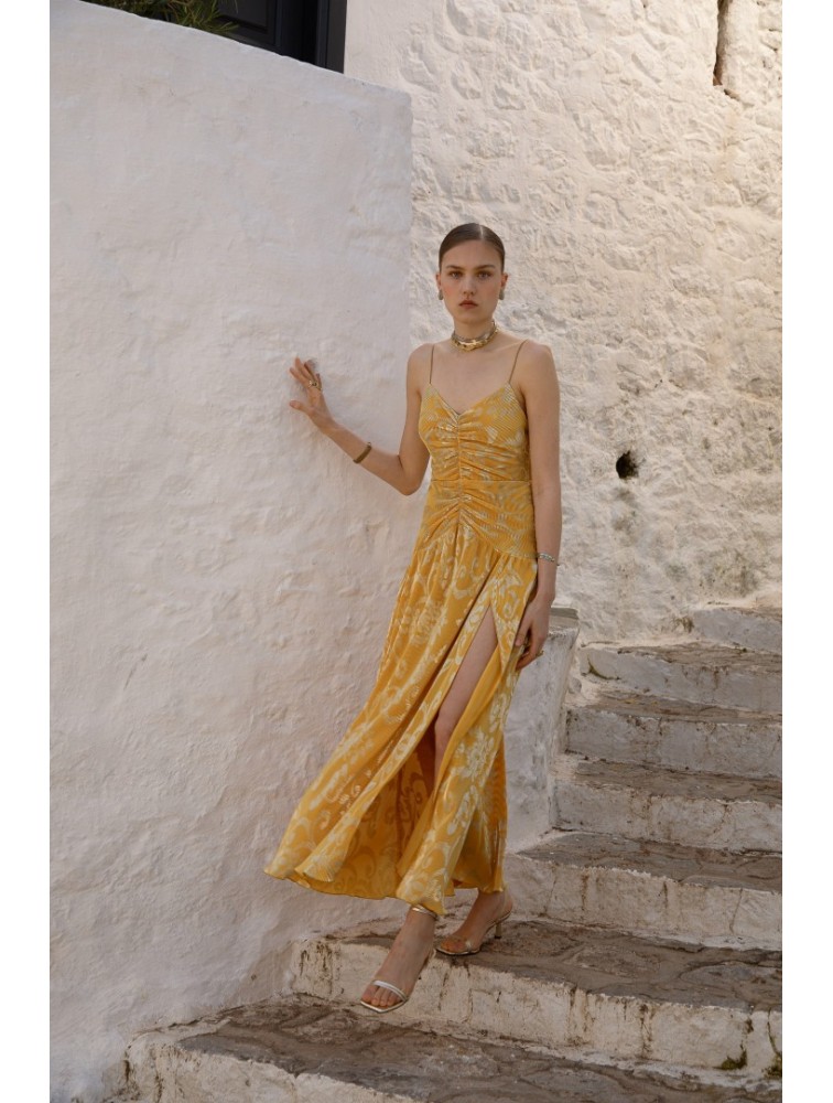 NIDODILEDA Soleil Dress Gold Yellow