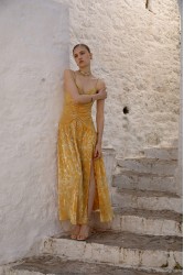 NIDODILEDA Soleil Dress Gold Yellow
