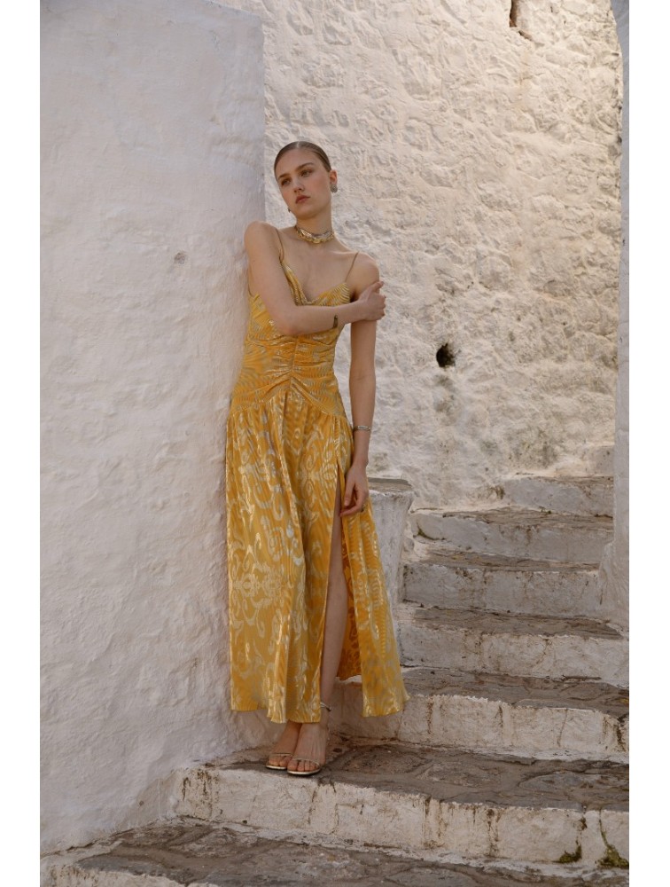 NIDODILEDA Soleil Dress Gold Yellow