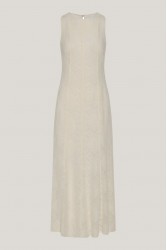 NIDODILEDA Span Dress Geometric Lace Overlay