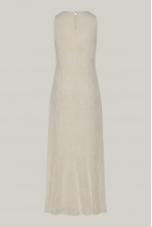 NIDODILEDA Span Dress Geometric Lace Overlay