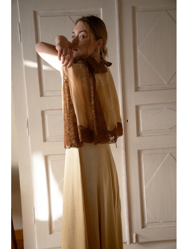 NIDODILEDA Stance Dress Satin Butter Yellow
