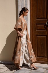 NIDODILEDA Stream Tunic Embroidered Cut Out Lace Embellished