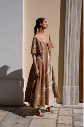 NIDODILEDA Stream Tunic Embroidered Cut Out Lace Embellished