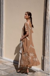 NIDODILEDA Stream Tunic Embroidered Cut Out Lace Embellished