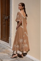 NIDODILEDA Stream Tunic Embroidered Cut Out Lace Embellished