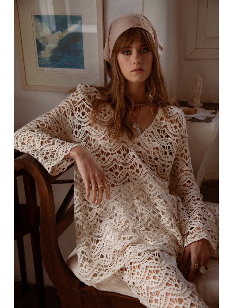NIDODILEDA Sunlovin TopDress Beige
