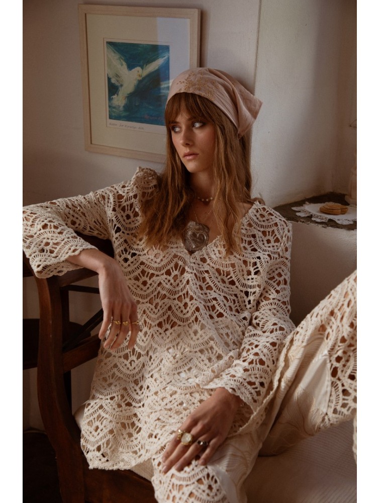 NIDODILEDA Sunlovin TopDress Beige