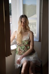 NIDODILEDA Threshold Topdress Satin Floral Crochet