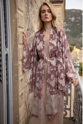 NIDODILEDA Throughway Overshirt Jacquard Patterned Tulle Sequined Applique