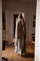 NIDODILEDA Tidal Top Foil Printed Tulle