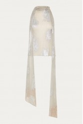 NIDODILEDA Tidal Top Foil Printed Tulle