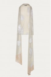 NIDODILEDA Tidal Top Foil Printed Tulle