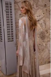 NIDODILEDA Tidal Top Foil Printed Tulle