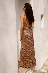 NIDODILEDA Una Dress Sequined Beaded