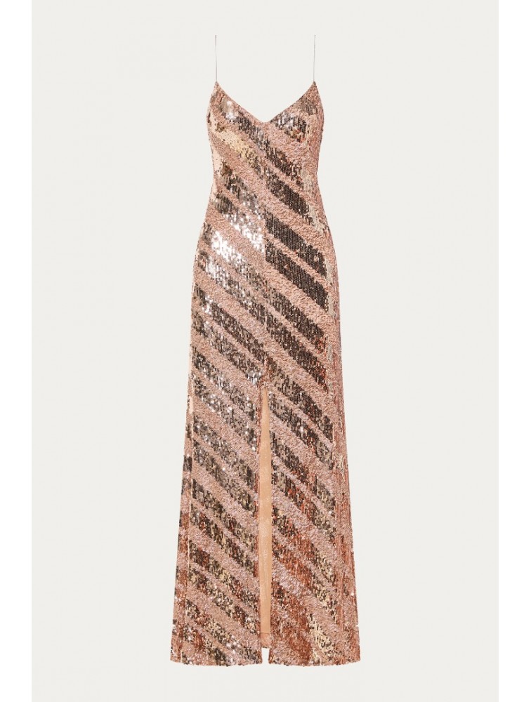 NIDODILEDA Una Dress Sequined Beaded